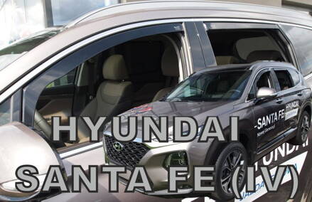 Deflektory Heko - Hyundai Santa Fe od 2018 (so zadnými)