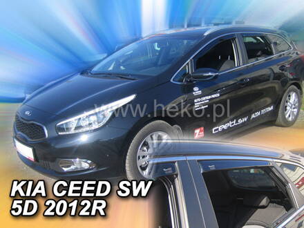 Deflektory Heko - Kia Ceed Combi 2012-2018 (so zadnými)