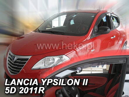 Deflektory Heko - Lancia Ypsilon II 5-dverová od 2011