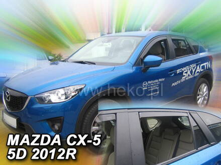 Deflektory Heko - Mazda CX-5 2012-2017 (so zadnými)