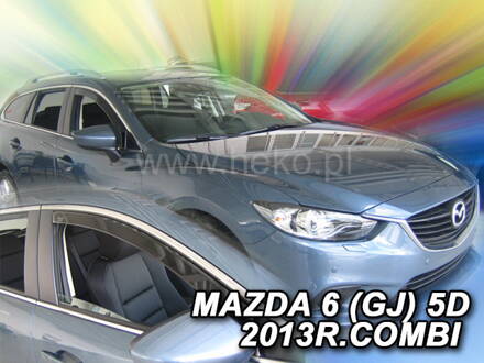 Deflektory Heko - Mazda 6 GJ Sedan od 2013