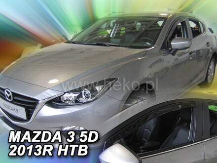 Deflektory Heko - Mazda 3 Hatchback 2013-2019