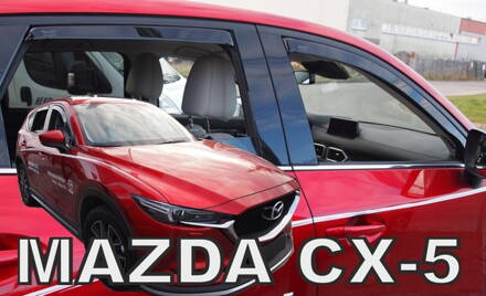 Deflektory Heko - Mazda CX-5 od 2017 (so zadnými)