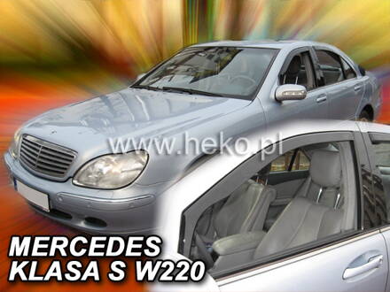 Deflektory Heko - Mercedes S W220 1999-2005