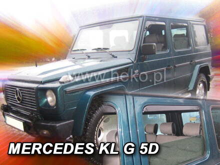 Deflektory Heko - Mercedes G W463 1990-2018 (so zadnými)