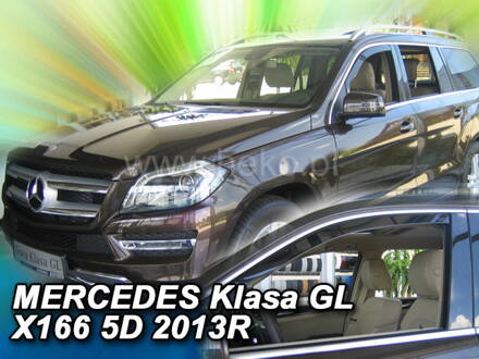 Deflektory Heko - Mercedes GL X166 od 2013