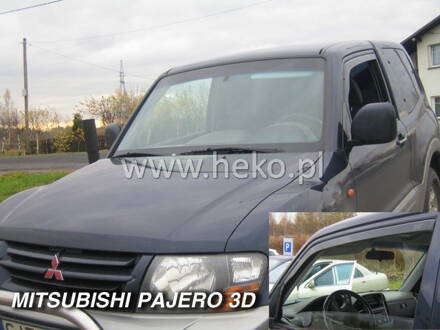 Deflektory Heko - Mitsubishi Pajero 3-dverový 2001-2018