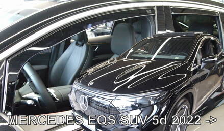 Deflektory Heko - Mercedes EQS SUV od 2022 (so zadnými)