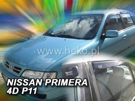 Deflektory Heko - Nissan Primera P11 1996-2002 (so zadnými)