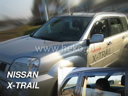 Deflektory Heko - Nissan X-Trail (T30) 2001- 2007 (so zadnými)