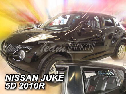 Deflektory Heko - Nissan Juke 2010-2019 (so zadnými)