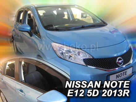 Deflektory Heko - Nissan Note E12 od 2013 (so zadnými)