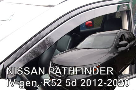 Deflektory Heko - Nissan Pathfinder 2012-2020