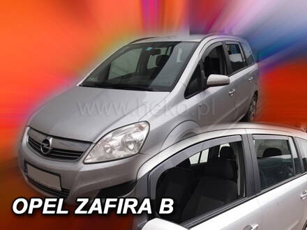 Deflektory Heko - Opel Zafira B 2005-2012 (so zadnými)