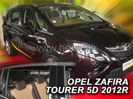 Deflektory Heko - Opel Zafira C Tourer 2012-2019 (so zadnými)