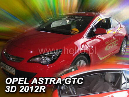 Deflektory Heko - Opel Astra GTC 3-dverový od 2010