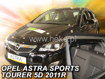 Deflektory Heko - Opel Astra J Sports Tourer 2011-2015 (so zadnými)