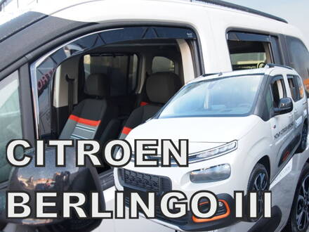 Deflektory Heko - Citroen Berlingo od 2018 (so zadnými)