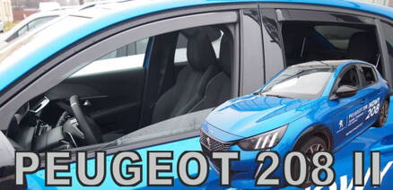 Deflektory Heko - Peugeot 208 od 2019 (so zadnými)