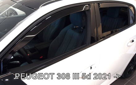 Deflektory Heko - Peugeot 308 Htb od 2022 (so zadnými)