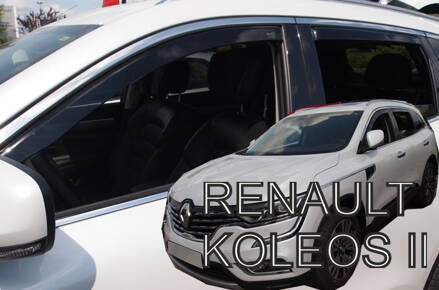 Deflektory Heko - Renault Koleos od 2016 (so zadnými)