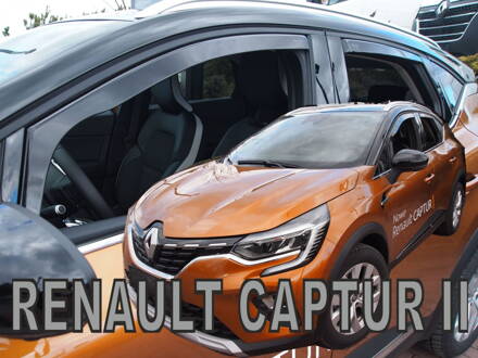 Deflektory Heko - Renault Captur od 2020 (so zadnými)