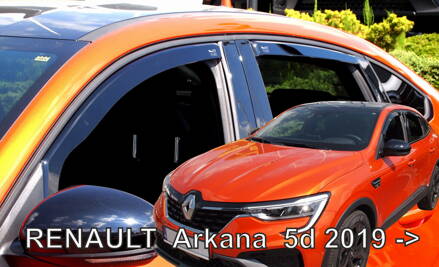 Deflektory Heko - Renault Arkana od 2019 (so zadnými)