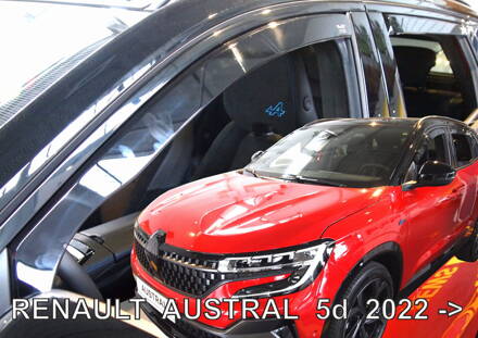 Deflektory Heko - Renault Austral od 2022 (so zadnými)
