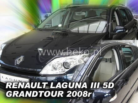 Deflektory Heko - Renault Laguna III Combi od 2008 (so zadnými)
