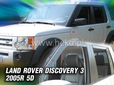 Deflektory Heko - Land Rover Discovery III 2005-2009 (so zadnými)