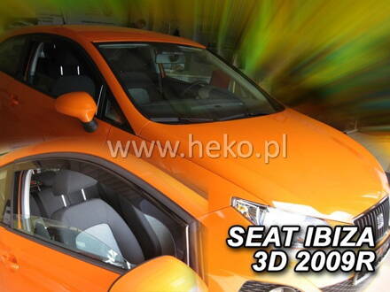 Deflektory Heko - Seat Ibiza 3-dverová 2009-2017