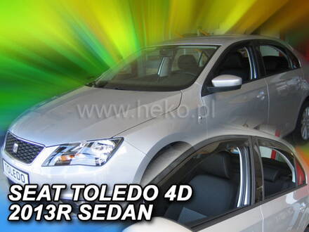 Deflektory Heko - Seat Toledo od 2013 (so zadnými)