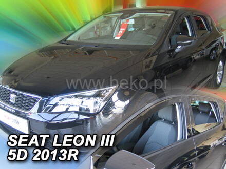 Deflektory Heko - Seat Leon 5-dverový 2013-2020 (so zadnými)