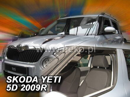 Deflektory Heko - Škoda Yeti od 2009