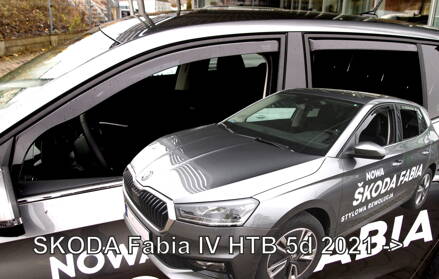 Deflektory Heko - Škoda Fabia IV od 2021 (so zadnými)