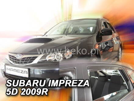 Deflektory Heko - Subaru Impreza GH 2008-2017 (so zadnými)