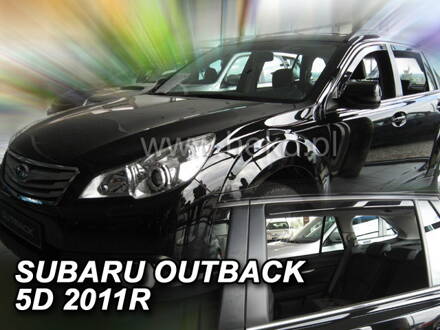 Deflektory Heko - Subaru Outback 2011-2015 (so zadnými)
