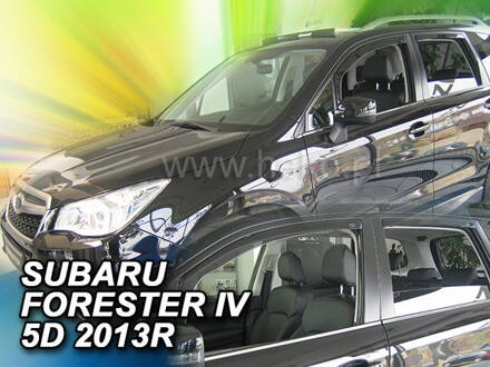 Deflektory Heko - Subaru Forester 2013-2018 (so zadnými)