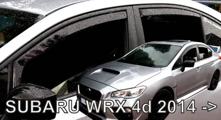 Deflektory Heko - Subaru WRX od 2014 (so zadnými)