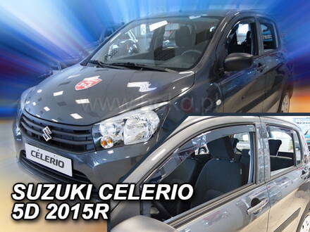 Deflektory Heko - Suzuki Celerio 5-dverové od 2015 (so zadnými)