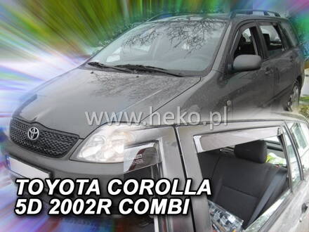 Deflektory Heko - Toyota Corolla Combi 2002-2007 (so zadnými)