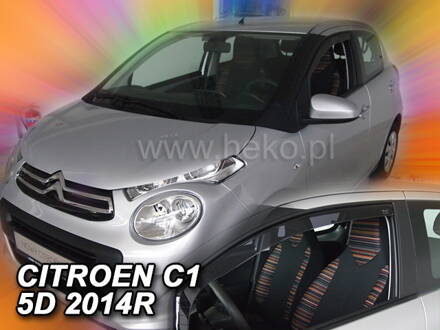 Deflektory Heko - Citroen C1 5-dverový od 2014