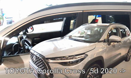 Deflektory Heko - Toyota Corolla Cross od 2020 (so zadnými)