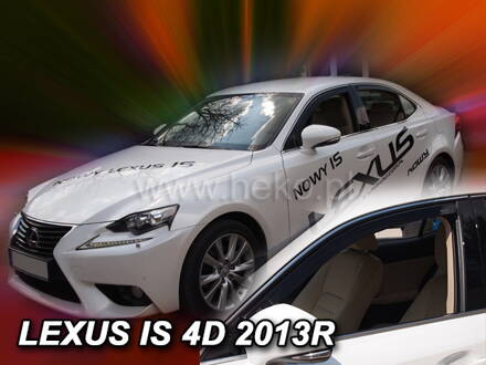 Deflektory Heko - Lexus IS III 4-dverový od 2013