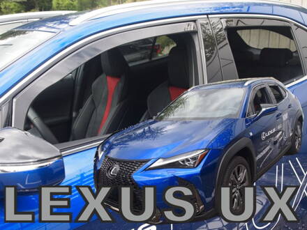 Deflektory Heko - Lexus UX od 2019 (so zadnými)