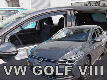 Deflektory Heko - VW Golf VIII Htb od 2020 (so zadnými)