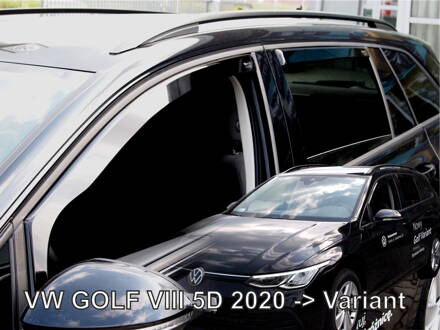 Deflektory Heko - VW Golf VIII Variant od 2020 (so zadnými)