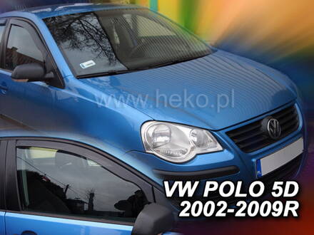 Deflektory Heko - VW Polo 5-dverový 2002-2009