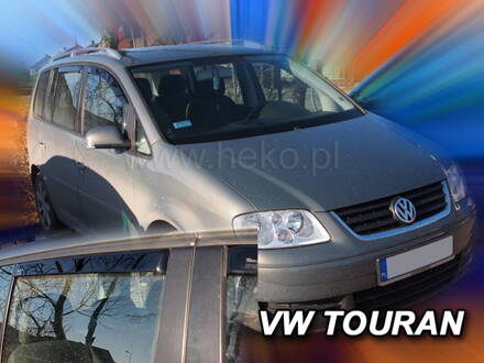 Deflektory Heko - VW Touran 2003-2015 (so zadnými)