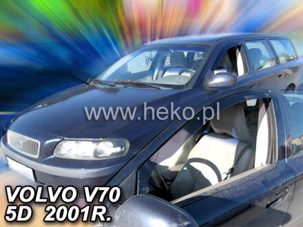 Deflektory Heko - Volvo V70 od 2000